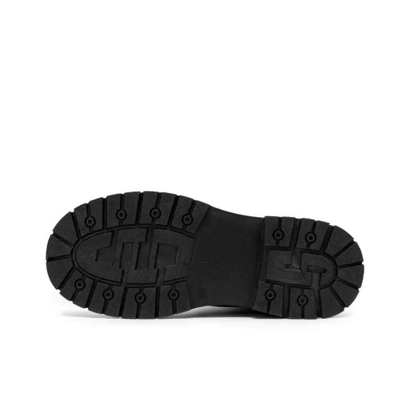 Little Red Man Wear resistant And Lightweight Low Top Skateboard Shoes Women's White Black-4