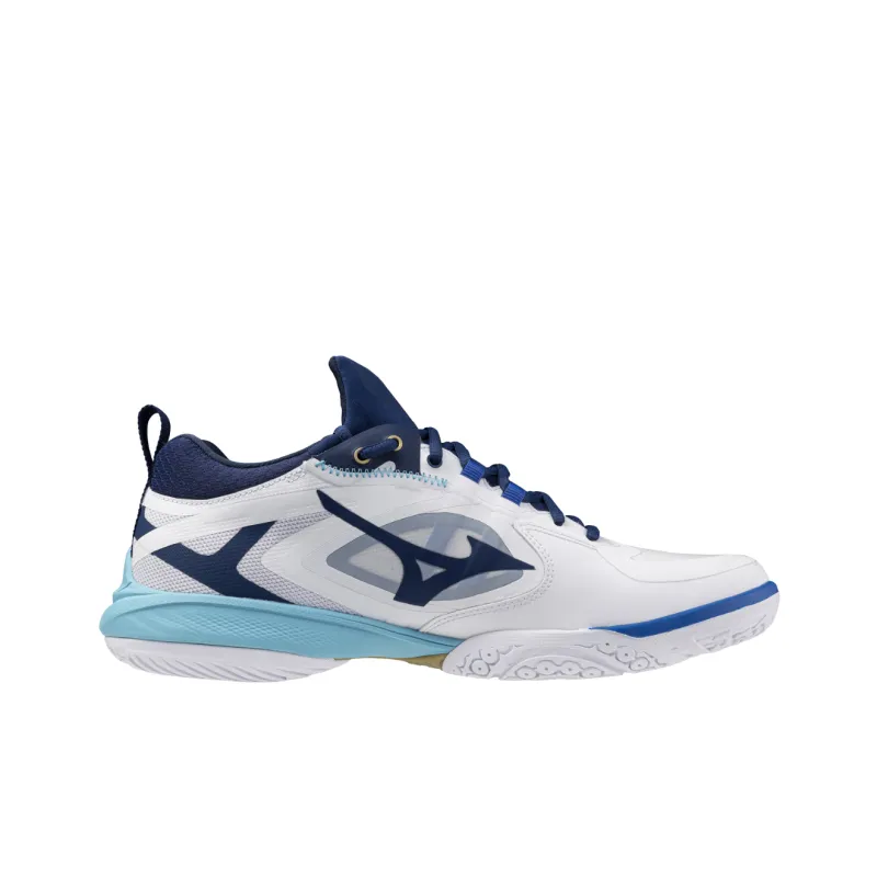 Mizuno Wave Claw Neo 3 Wide 'White Seasonal Blue'-1
