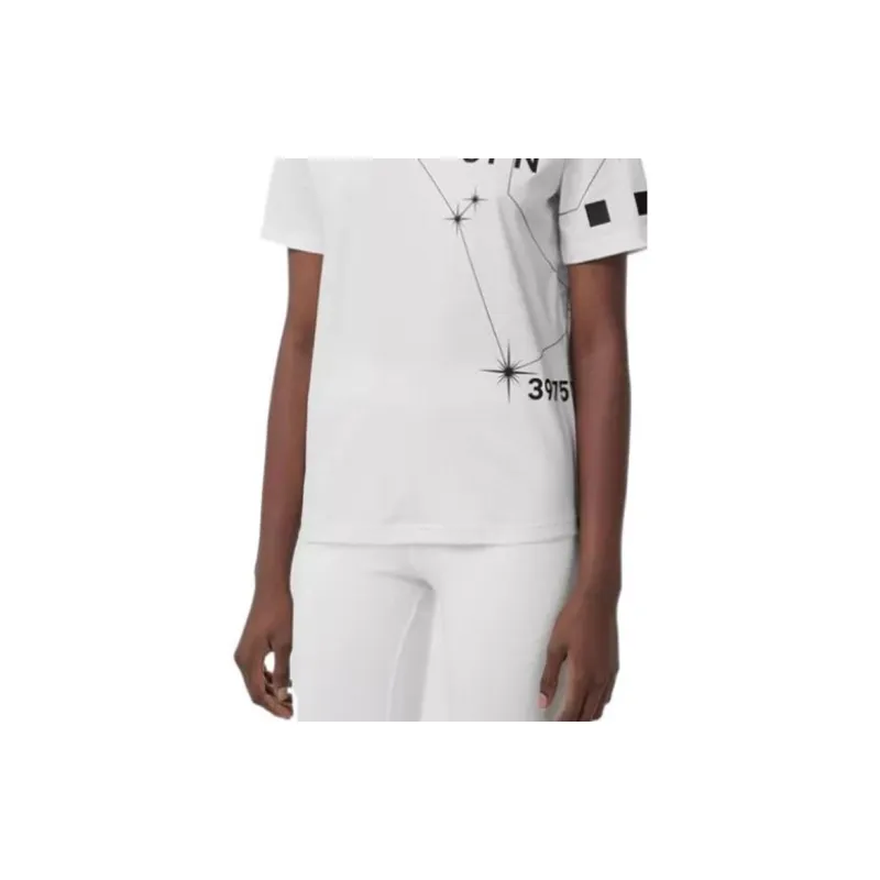 Burberry Constellation Print T shirt White-4