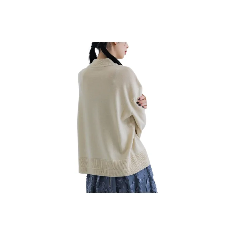 UNITED TOKYO Sweater Women's Light Brown-3