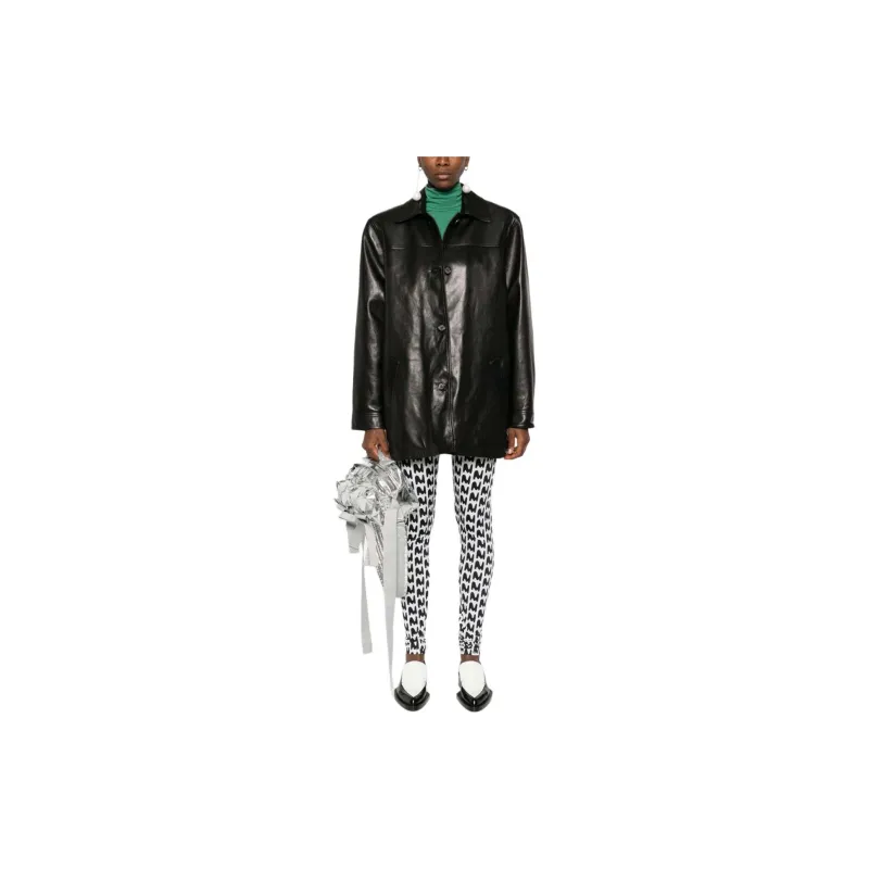 MSGM Logo print Leggins-1