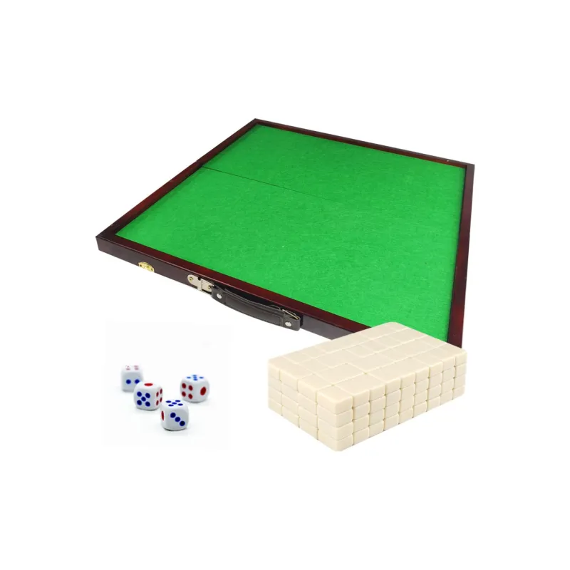 SHENGYU Mini Mahjong Table With Folding Design Cute Mini Travel Tag Board Games-2