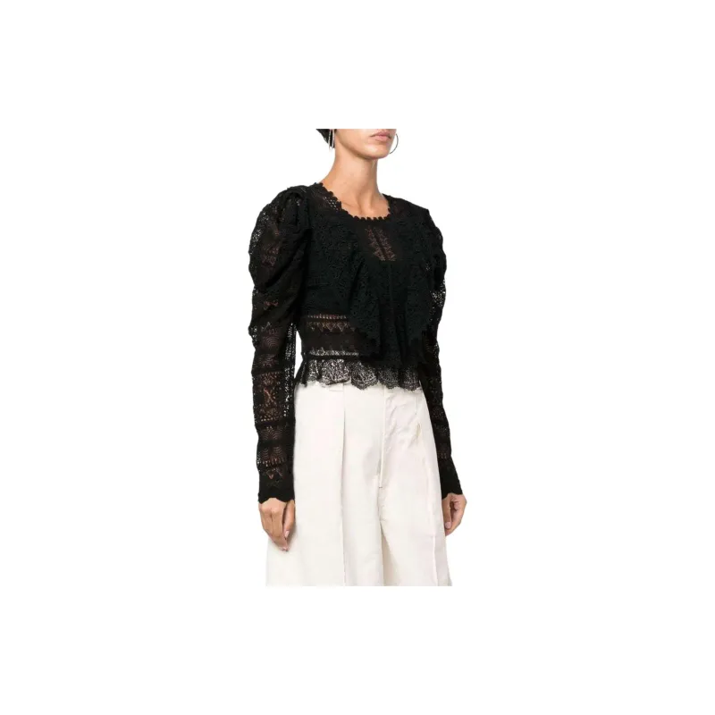 Ulla Johnson Eloise Lace Blouse-2