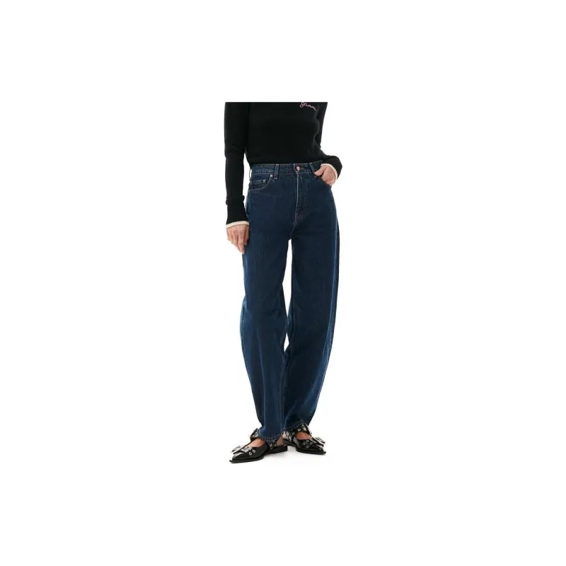GANNI Stary High Waist Jeans-1