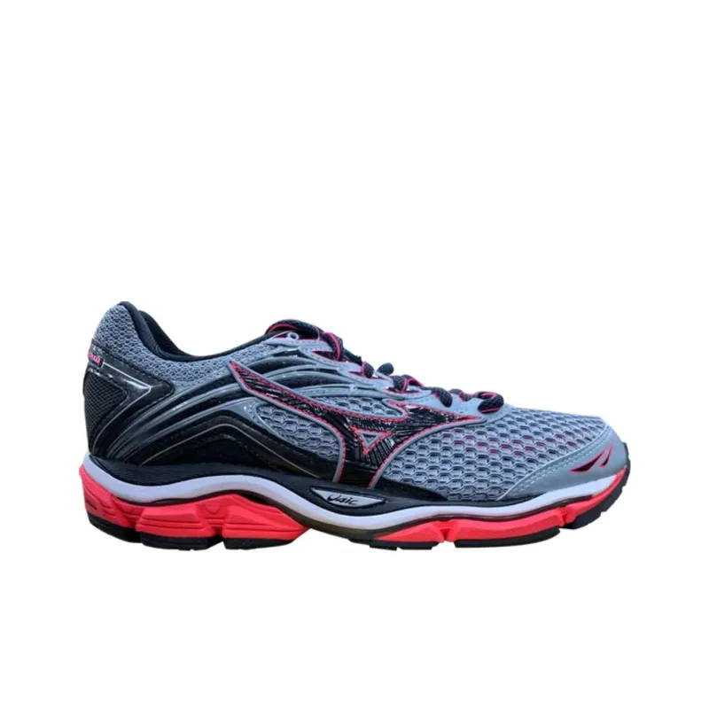 Mizuno Women's Wave Enigma 6 'Grey Red' Women's-1