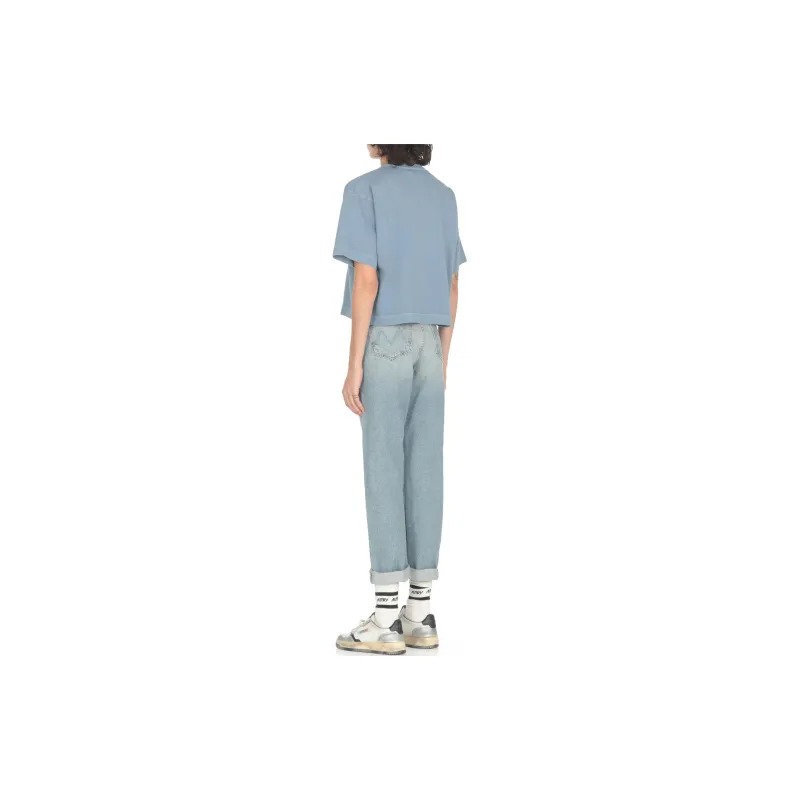 AUTRY Boxy Fit Cropped T Shirt-2