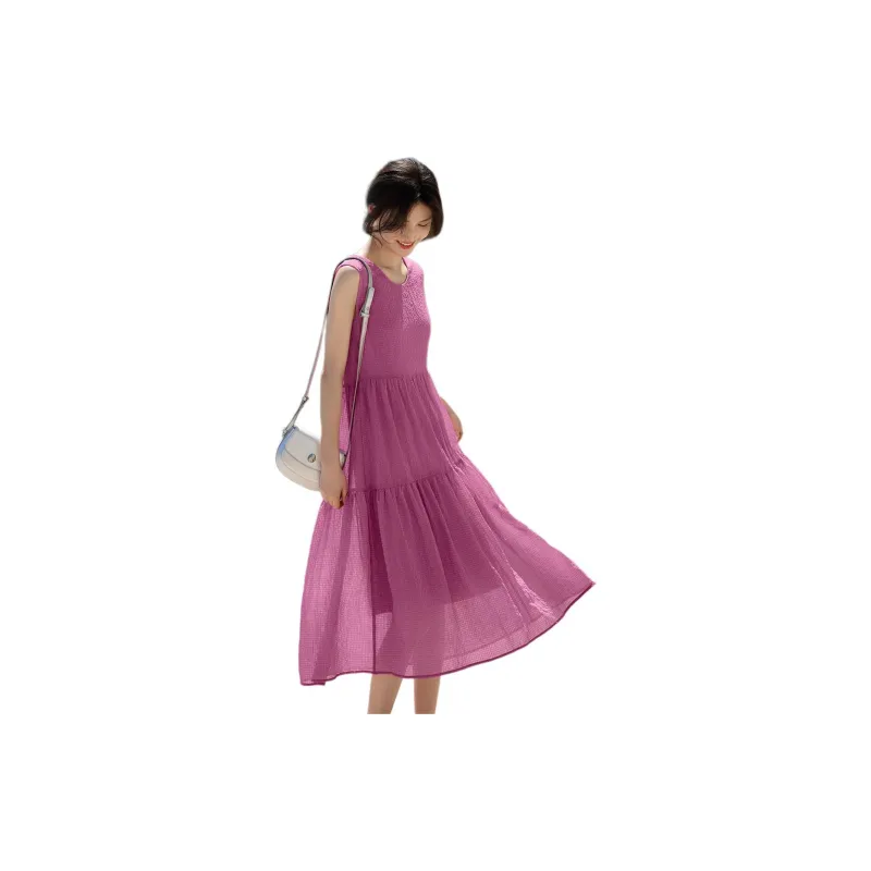 XWI Sleeveless Dress Women's Fuchsia-1