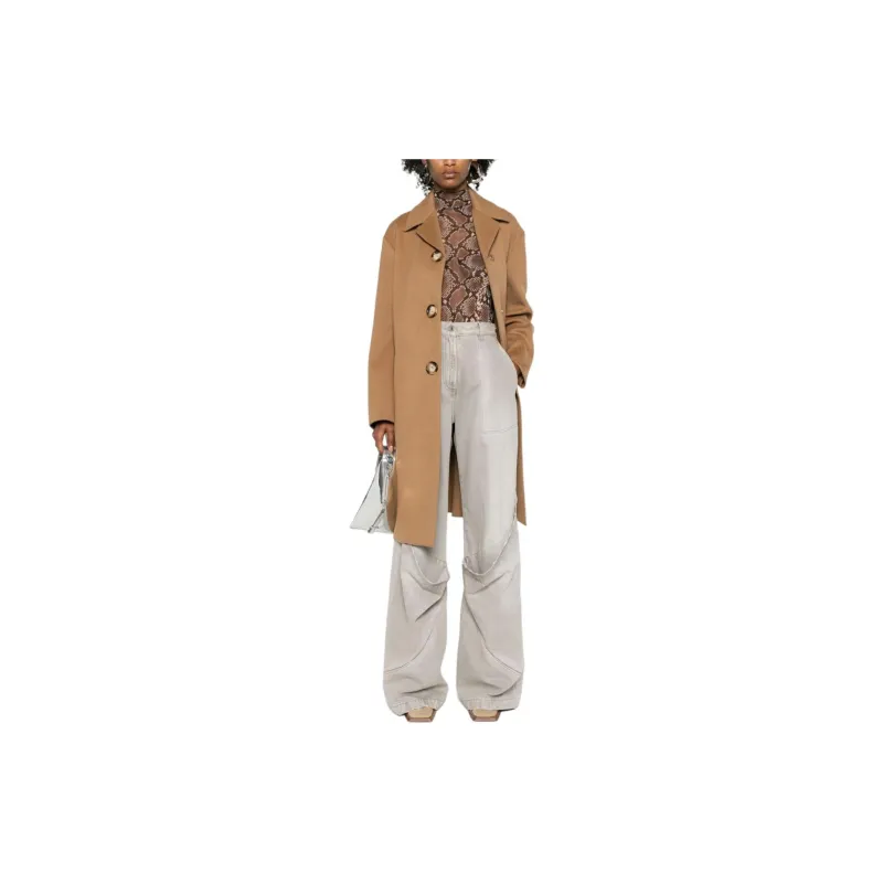 SportMax Buttoned Long Sleeved Coat-1