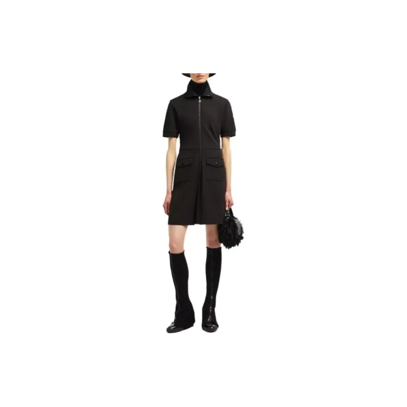 Moncler Logo Patch Mini Polo Dress-1