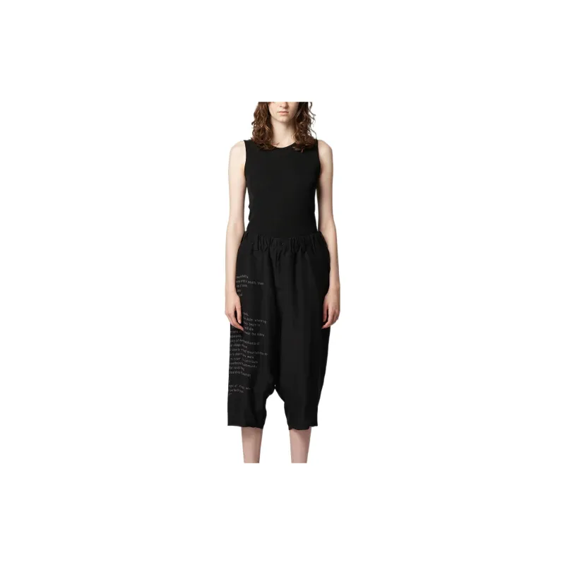 Yohji Yamamoto Casual Pants Women's Black-2