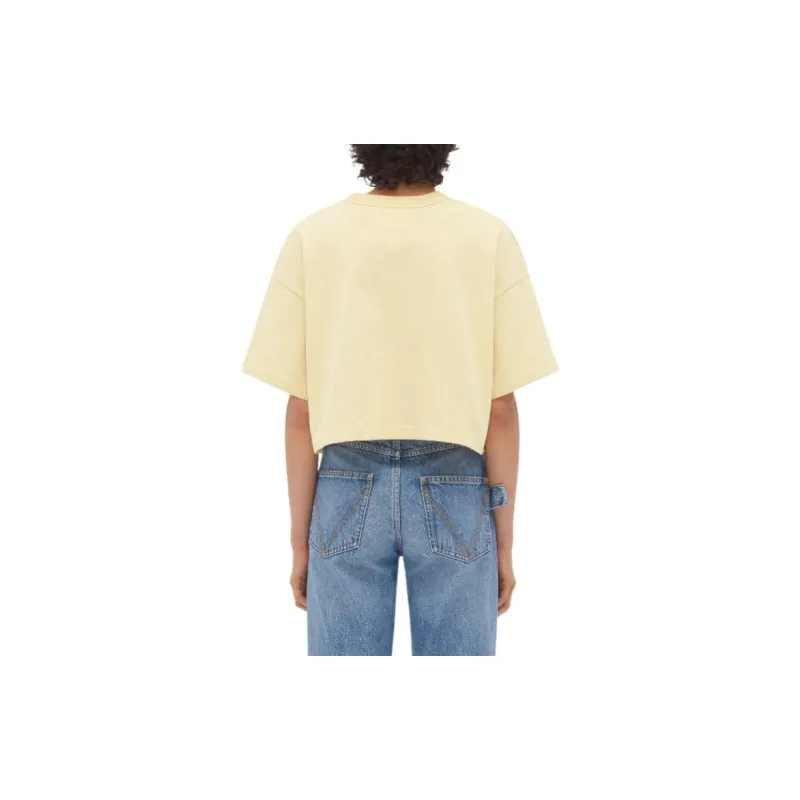Bottega Veneta Cropped Crewneck T-Shirt-2