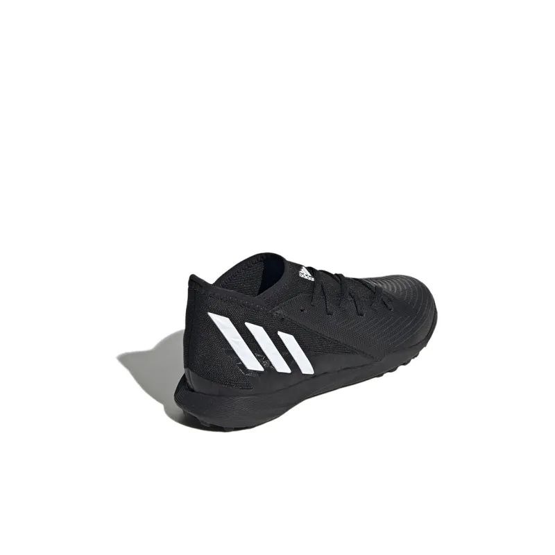 Adidas Predator Edge.3 Edge.3 TF Abrasion Resistant Low Top Kids' Soccer Shoes Black Kids'-3