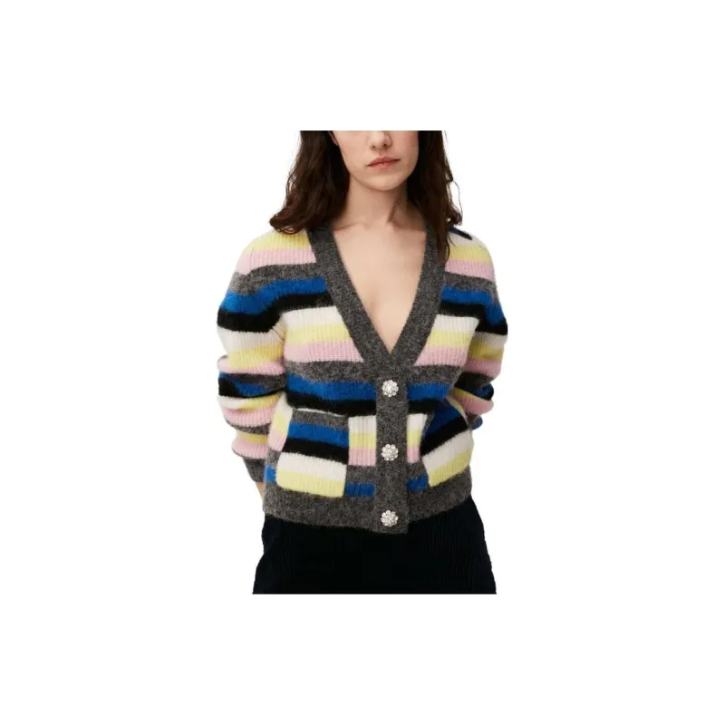 GANNI Cardigan 'Nautical Blue'-2