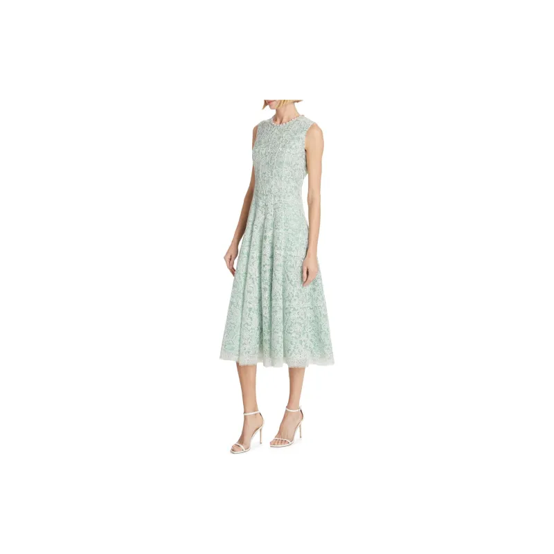 Self-portrait Floral-lace Midi Dress-3