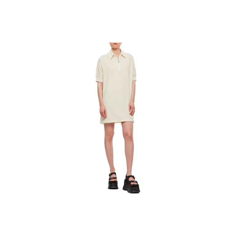 Moncler Short-Sleeved Dresses Women's Beige-2