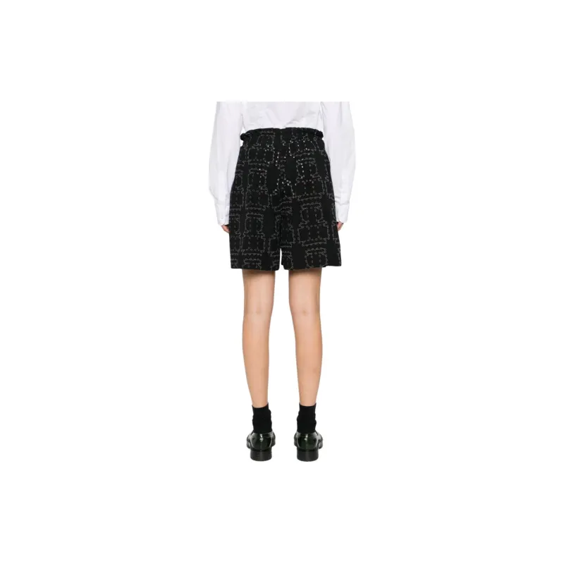 Henrik Vibskov Waybill Broderie anglaise Shorts-3