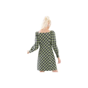 Hush Puppies Long Sleeved Dresses Women's Yellow Green