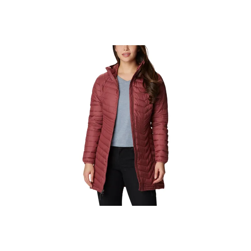 Columbia Powder Powder Lite™ Puffer Jacket Women's Brick Red-3
