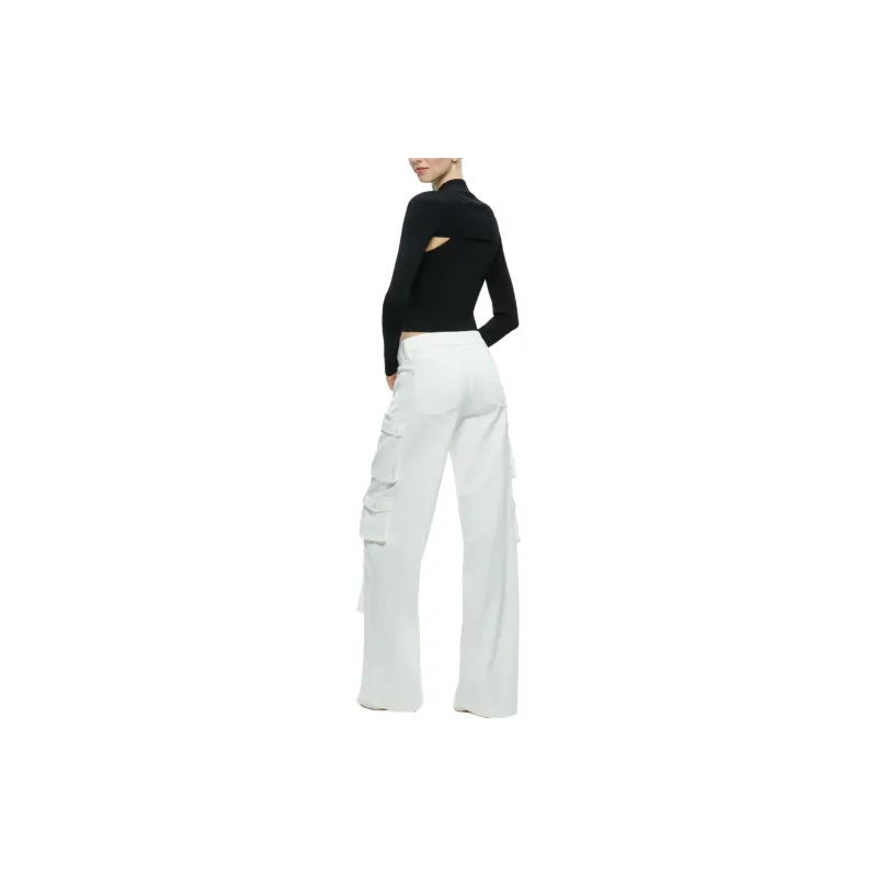 ALICE+OLIVIA Olympia Cargo Trousers-2