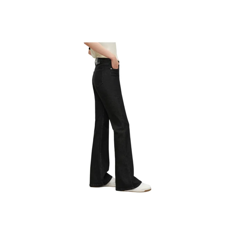 JZ. ANNAKRO Jeans Women's Plain Black-2