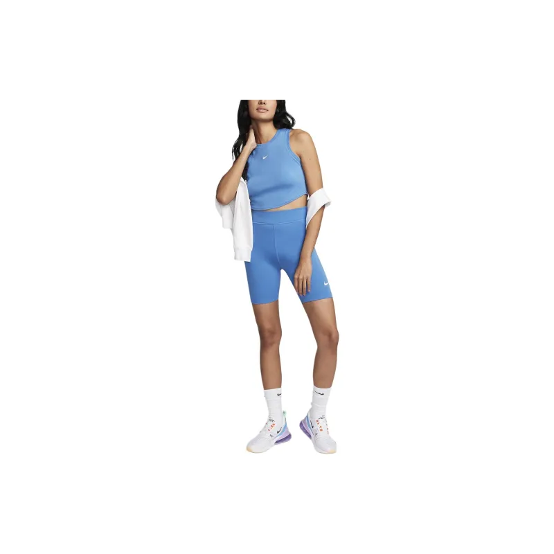Nike Sportswear Essentials Series Sport Vests Women's Blue-2