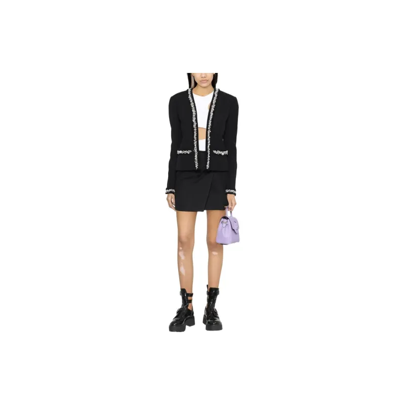 BALMAIN Pearl trim Oversized Jacket-1