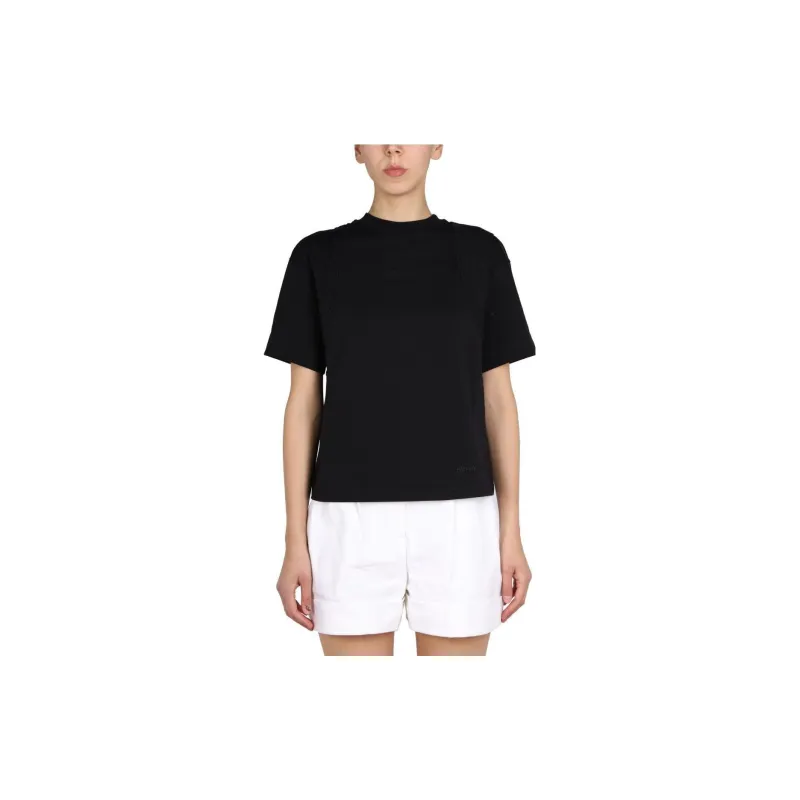 Alexander McQueen Seam Detailed Crewneck T Shirt-2