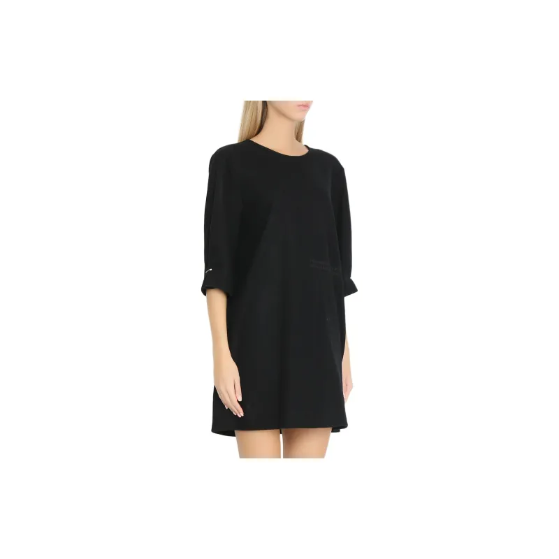MM6 Maison Margiela Long-Sleeved Dresses Women's Black-3