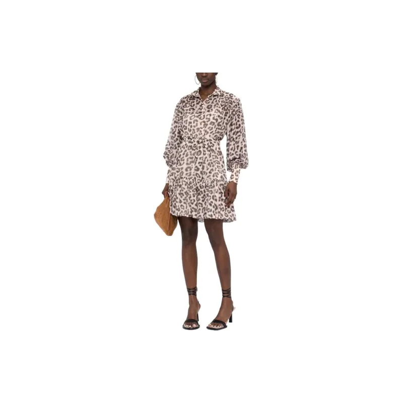 Zimmermann Long-Sleeved Dresses Women's Brown-1