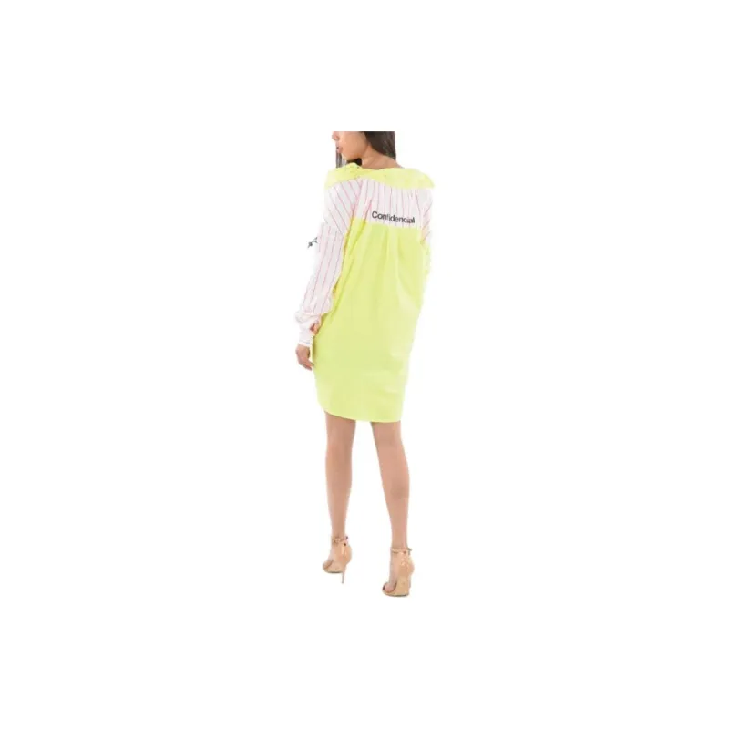Marcelo Burlon Long Sleeved Dresses Women's Multicolor-2