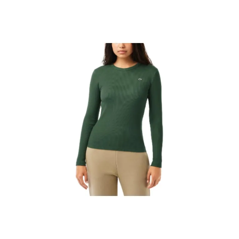 LACOSTE T-Shirt Women's Dark Green-2
