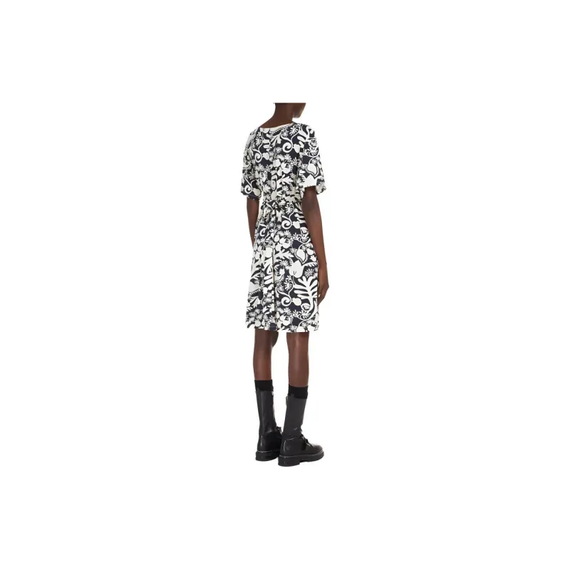 WEEKEND MaxMara Lucas Leaf print Dress-4