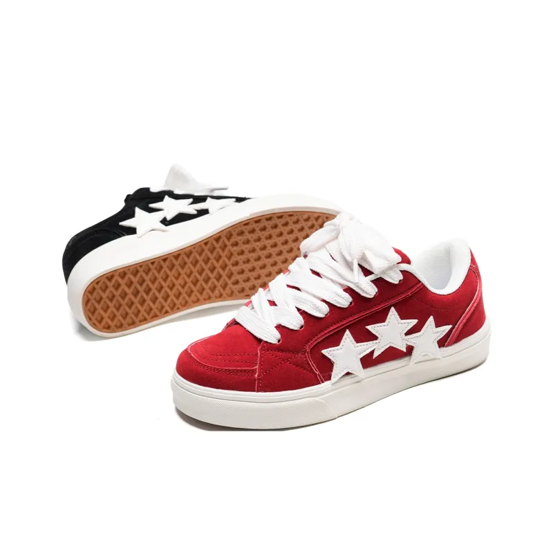 Z.SUO Height Increasing Coverage Low Top Skateboard Shoes Unisex Red Box Included-22