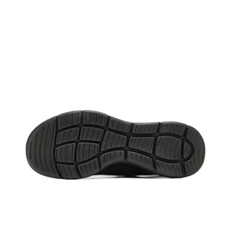 Skechers Sport Anti Slip Wear Resistant Low Top Casual Shoes Women's Black Gold-3