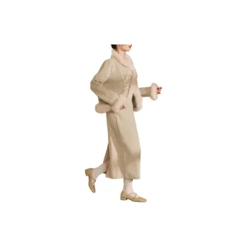 QIAOYUHUAZUN Skirt Set Women's Oat