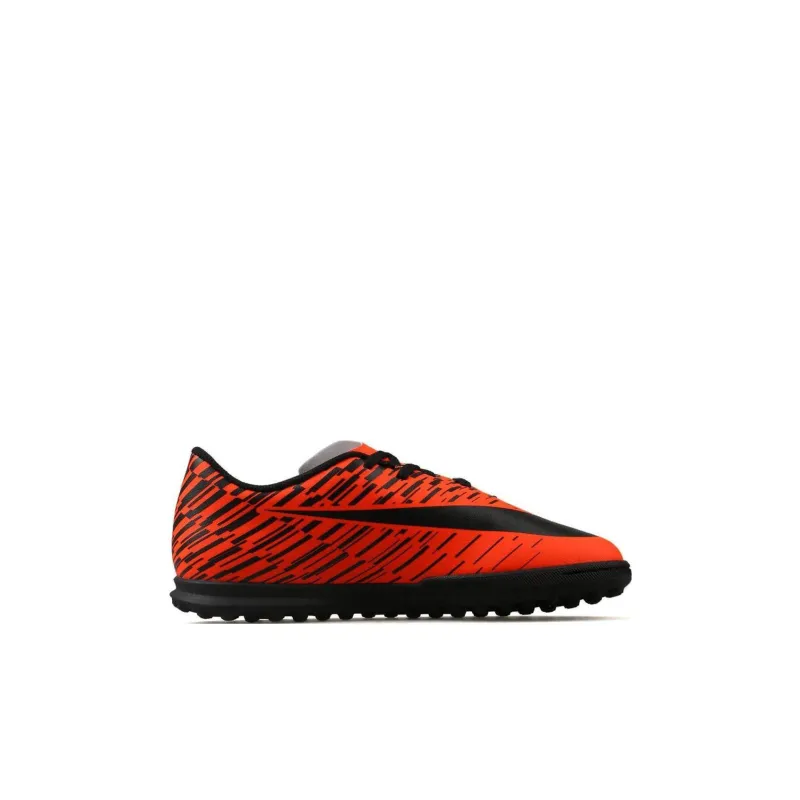 Nike Bravata 2 TF Slip-Resistant Cushioning Low-Top Soccer Shoes Orange Black Kids'-1