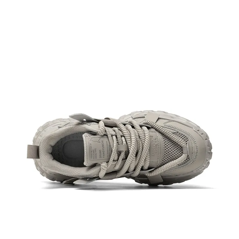 PNKE Anti-Slip Wear-Resistant Breathable Lightweight Height Increasing Low-Top Chunky Sneakers Men's-10