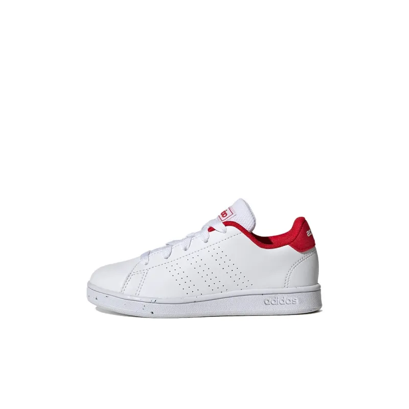 Adidas Advantage Court K 'White Scarlet'-0