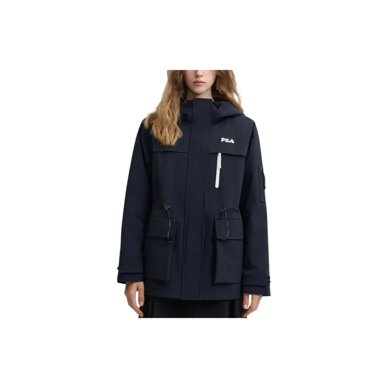 FILA Puffer Jacket Women's Jet Black-1