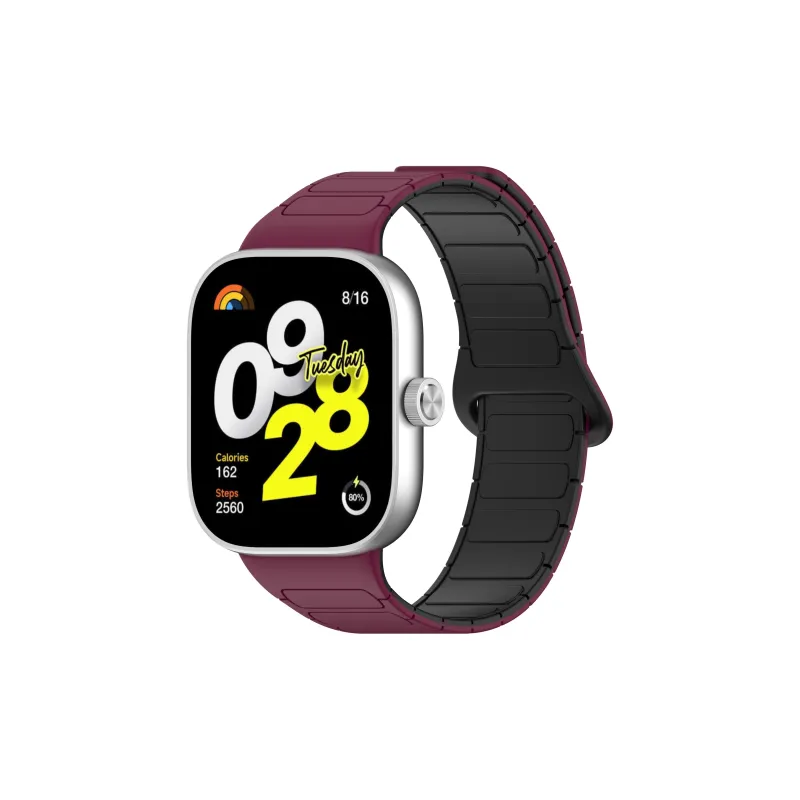 Watchbond Compatible With Xiaomi 9 Pro/8 Pro Xiaomi Compatibility Watch Band All Silicone Material-2