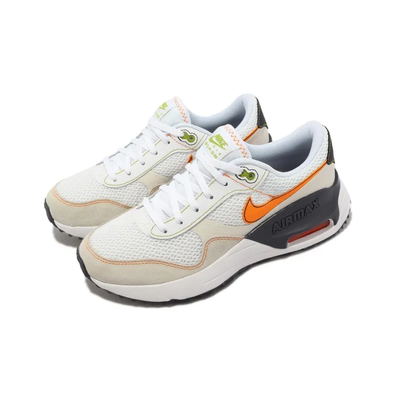 Nike Air Max SYSTM GS 'White Vivid Orange'-2