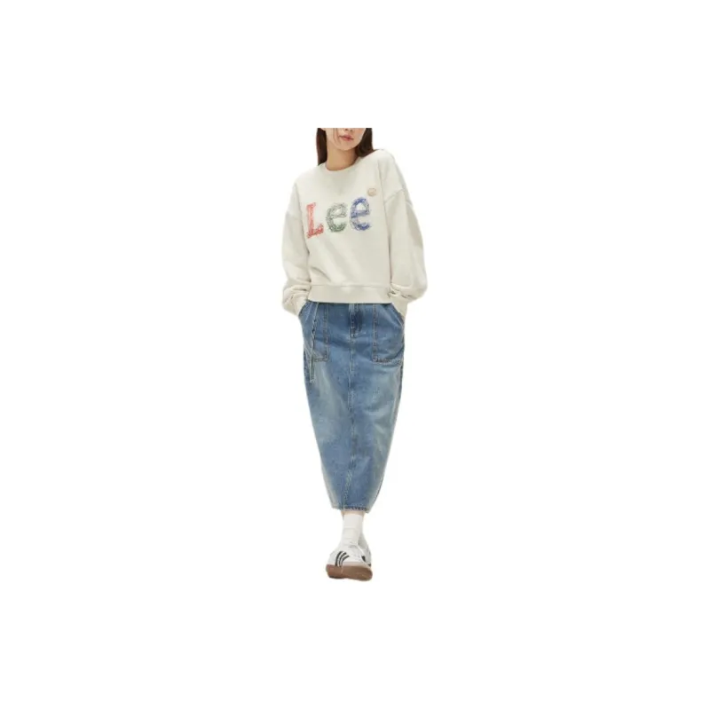 Lee Denim Long Skirts Women's Blue-4