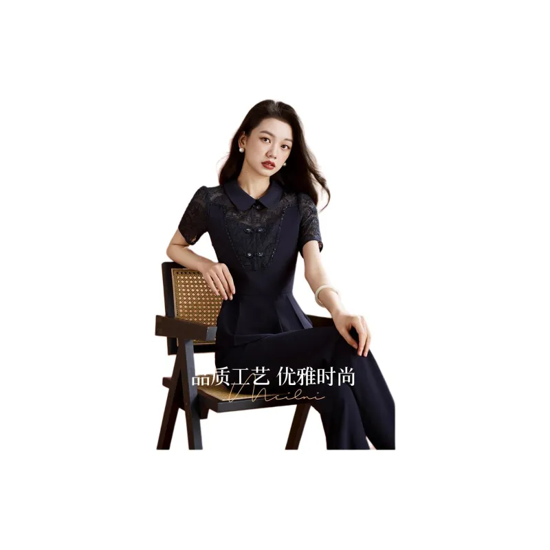 Mylan Casual Suit Women's Navy Blue-4
