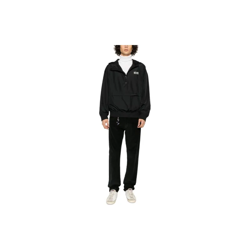 Golden Goose Half Zip Hooded Sweatshirt-5