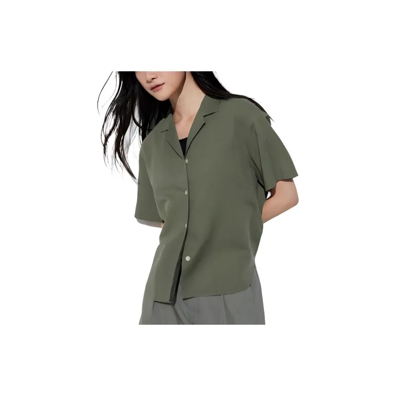 UNIQLO Shirts Women's Olive-1