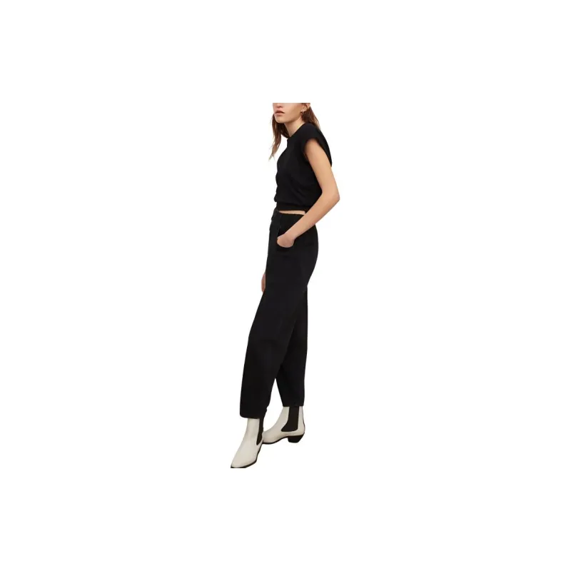 ALLSAINTS Raglan Sleeve T-Shirt Women's Black-1