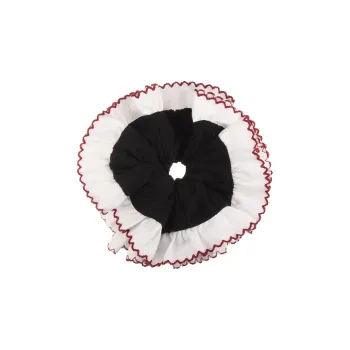 NICERURU Pleated Fabric Hair Tie Women's
