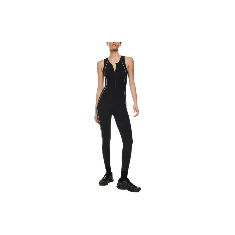 ARITZIA TnAction TnaBREATHETM Icon Jumpsuit Jumpsuit Women's Black/White-2