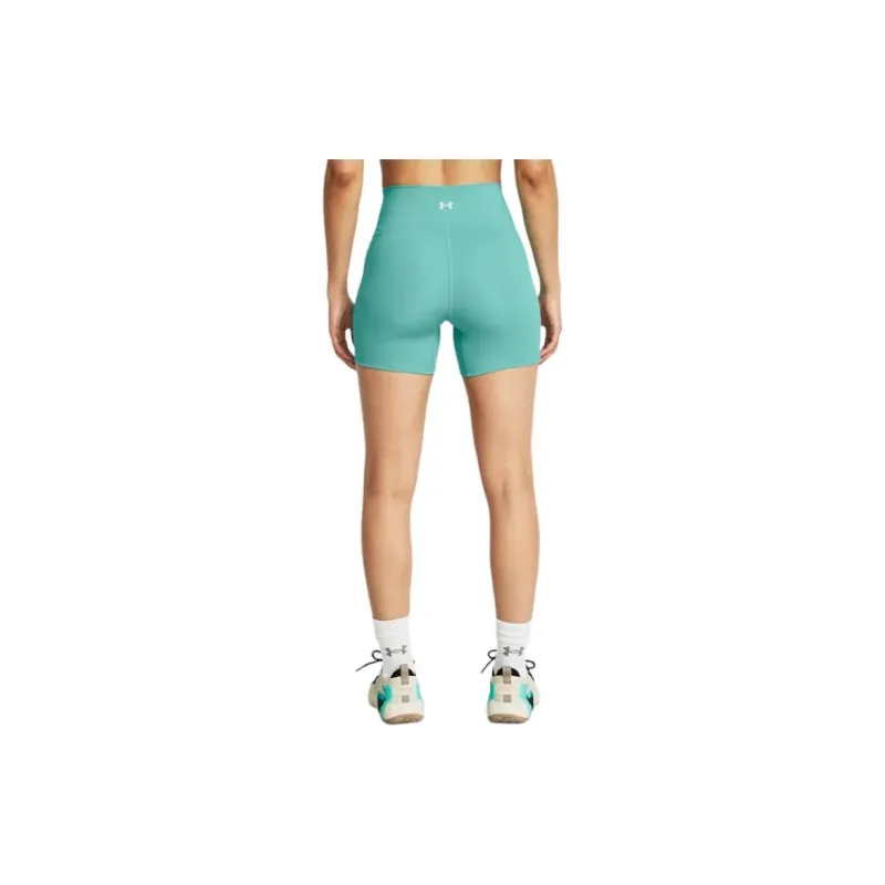 Under Armour ProjectRock Let's Go Bench To Beach Sports Shorts Women's Green Wave-2