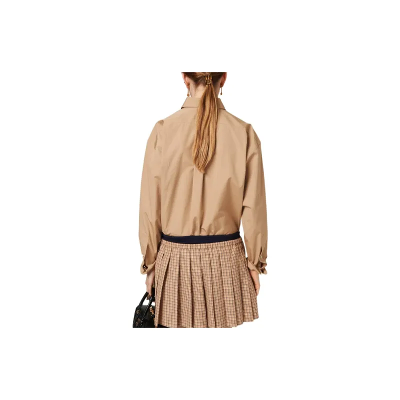 MIU MIU Button Up Oversized Shirt-2